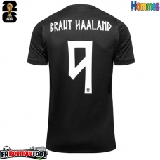 Maillot de foot Norvège Erling Haaland #9 Extérieur vêtements Monde 2026 Manches Courtes